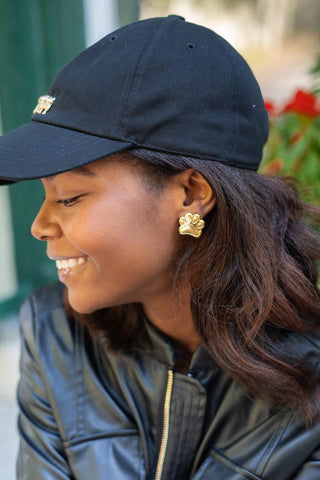 Paw Print Stud Earring • Gold
