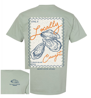 Only Locally Caught Oyster SSI Tee • Bay
