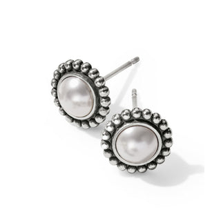 Luster Mini Post Earrings • Pearl