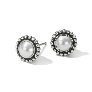 Luster Mini Post Earrings • Pearl