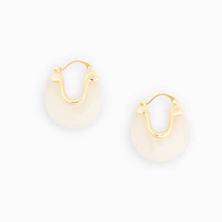 Mabel Earrings • Cream