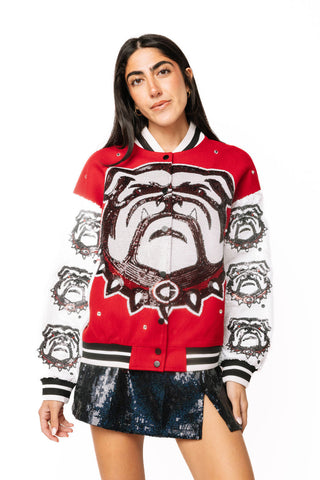 QOS Licensed Georgia Bomber Jacket