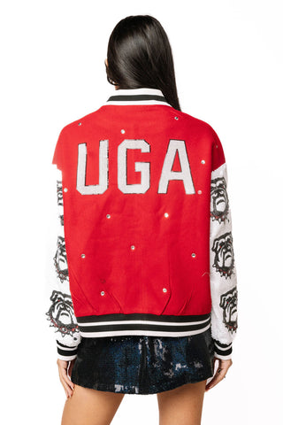 QOS Licensed Georgia Bomber Jacket