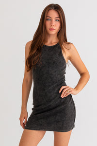 Harper Mini Dress • Charcoal