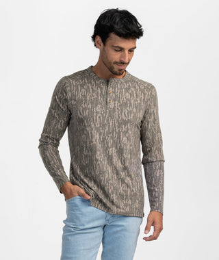 Max Comfort Henley LS • Tree Bark