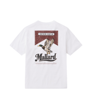 Mallard Red Tee SS • Bright White