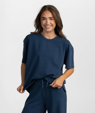 AstroKnit Short Sleeve Tee • Nightfall