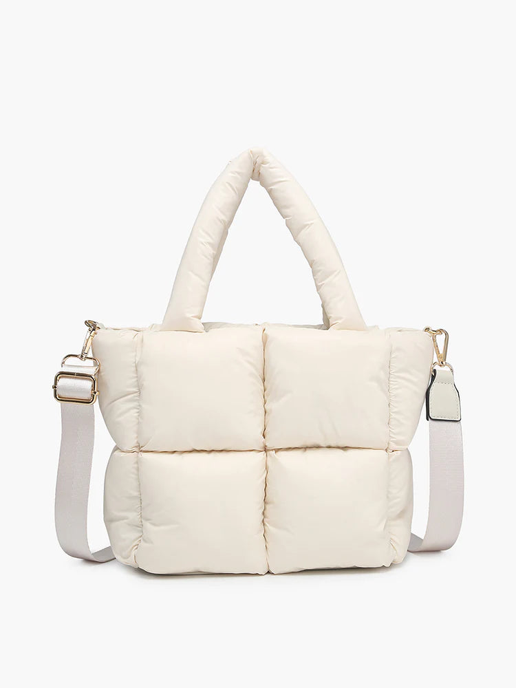 Brittany Puffer Tote • Satchel Bag