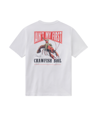 Aint My First Crawfish Boil Tee • Bright White