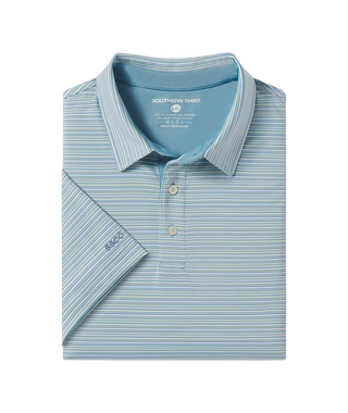Sawgrass Stripe Polo • Maui Lime