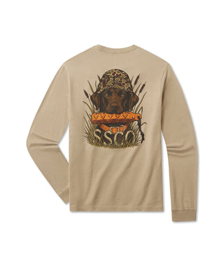 Duck Camp Companion Tee LS • Chinchilla