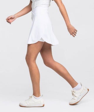Your Serve Tennis Skort • Bright White