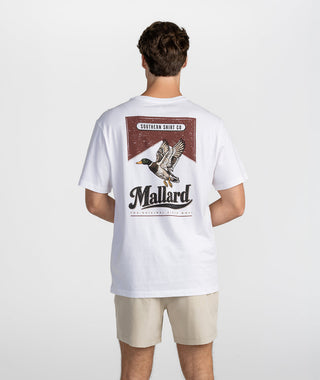 Mallard Red Tee SS • Bright White