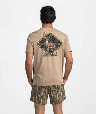 Woodland Whitetail Tee SS • Chinchilla