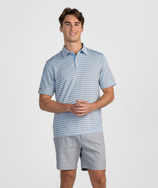 Riverbend Stripe Polo • Sweet Water