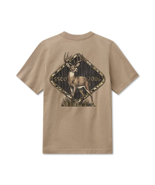 Boys Woodland Whitetail Tee SS • Chinchilla