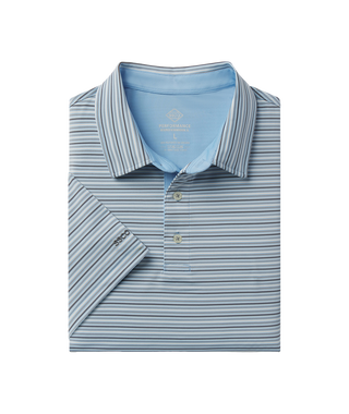 Riverbend Stripe Polo • Sweet Water