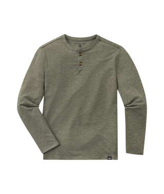 Max Comfort Henley LS • Spanish Moss