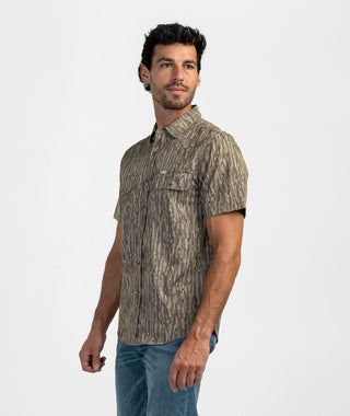 Range Pro Tech Shirt • Tree Bark