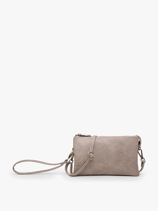 Riley Vegan Crossbody • Warm Grey