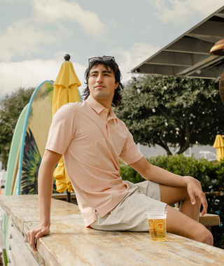 Next Level Performance Polo • Just Peachy