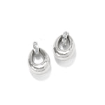 Meridian Orbit Oval Mini Post Earrings