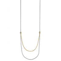 Meridian Petite Two Tone Double Necklace