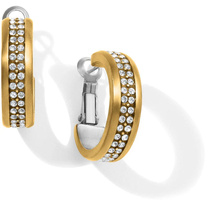 Meridian Two Tone Hoop Earrings