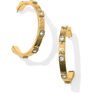 Meridian Zenith Station Hoop Earrings • Gold
