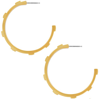 Meridian Zenith Station Hoop Earrings • Gold