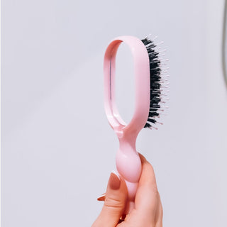 Mini Boar Bristle Hair Brush • Bubblegum Pink