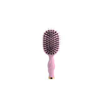 Mini Boar Bristle Hair Brush • Bubblegum Pink