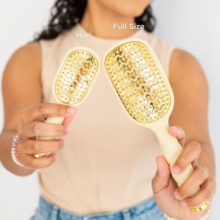 Mini Vented Hair Brush • Tan