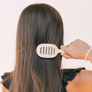 Mini Vented Hair Brush • Tan