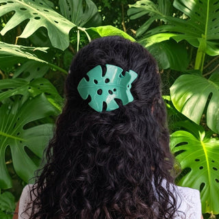 Moana Leaf Flat Hair Clip • Medium