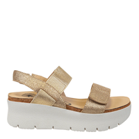 Nova Platform Sandal • Gold