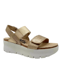 Nova Platform Sandal • Gold