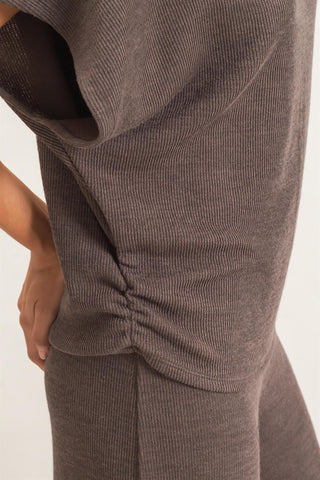 Hartley Dolman Sleeve Top & Pant Set • Charcoal