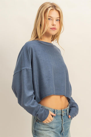 Relaxed Fit Sweatshirts • Midnight Blue