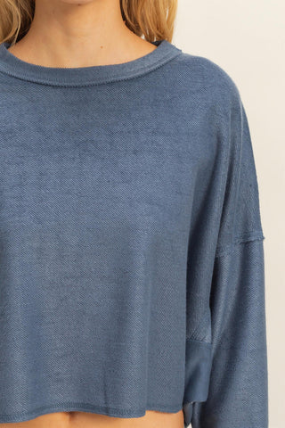 Relaxed Fit Sweatshirts • Midnight Blue