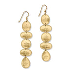 Palm Canyon Long French Wire Earrings • Gold