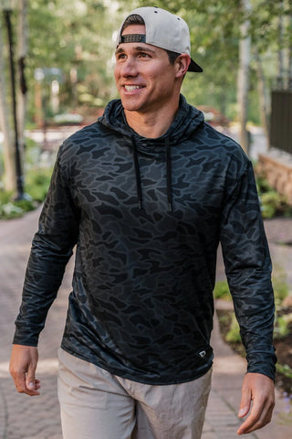 Performance Hoodie • Black Camo