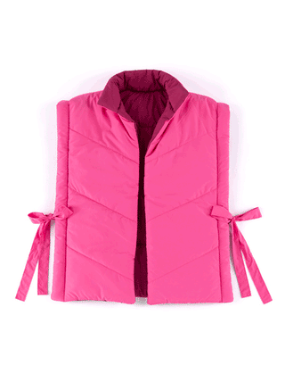 Petra Reversible Vest • Pink