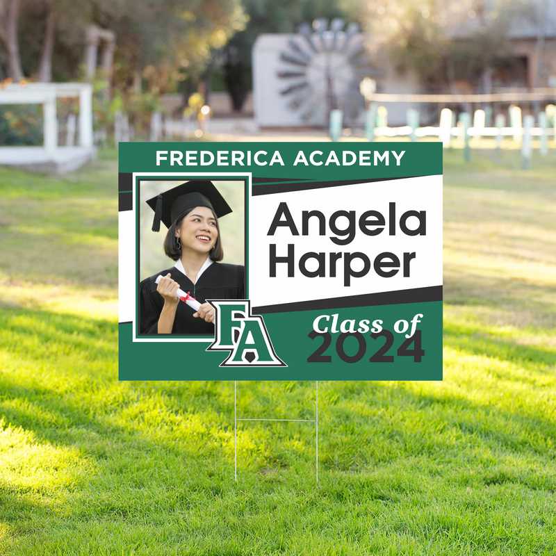 Photo • High School Graduation Sign • Frederica Academy