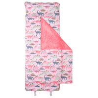 All Over Print Nap Mat • Pink Dino