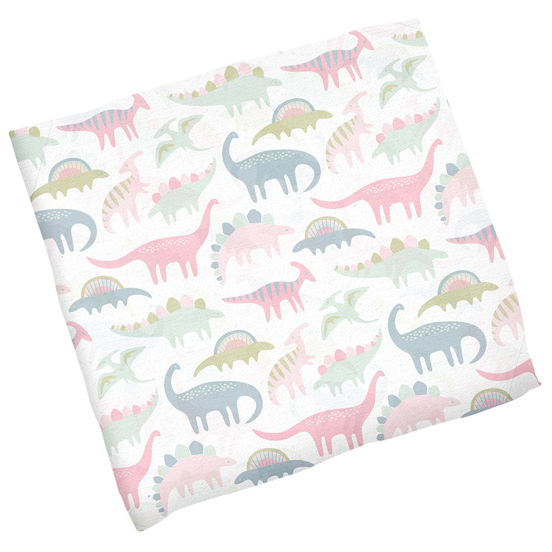 Muslin Blanket • Pink Dino
