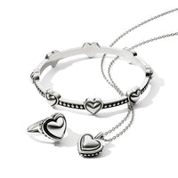 Pretty Tough Bold Petite Heart Bangle