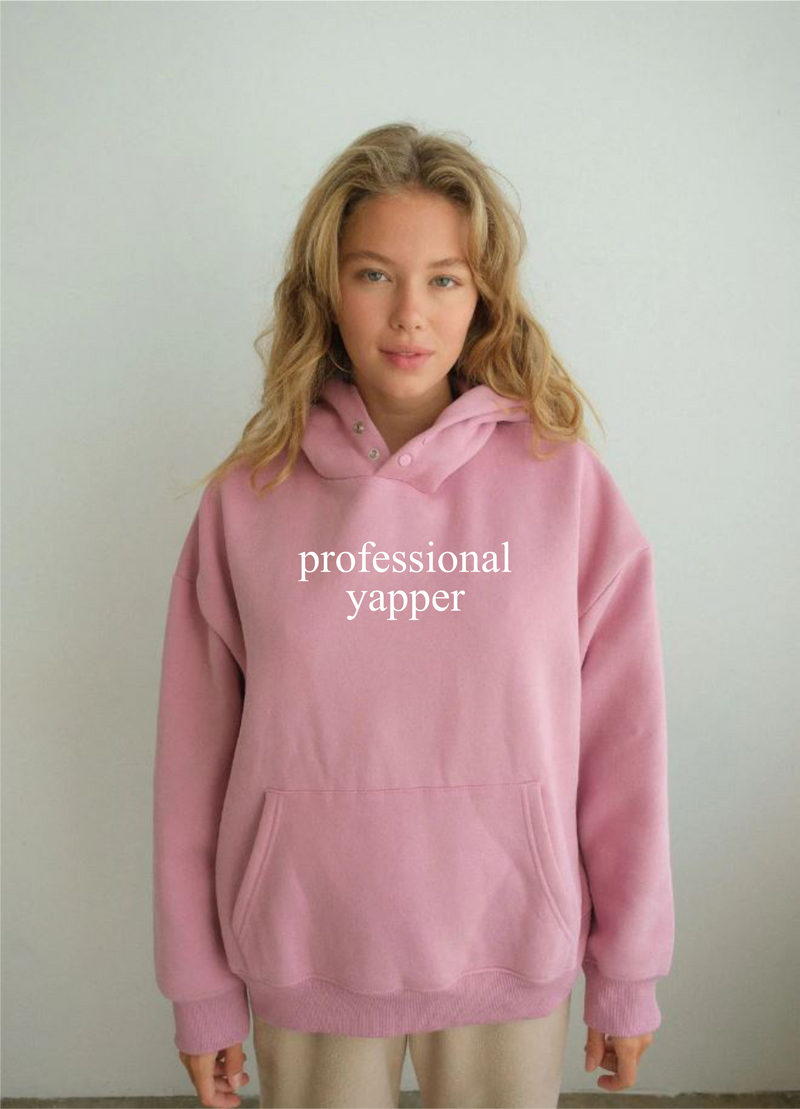 Professional Yapper Hoodie • Bubblegum