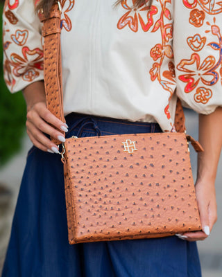 Ariana Crossbody • Saddle EO