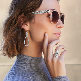 Interlok Braid Sunglasses • Rosewater